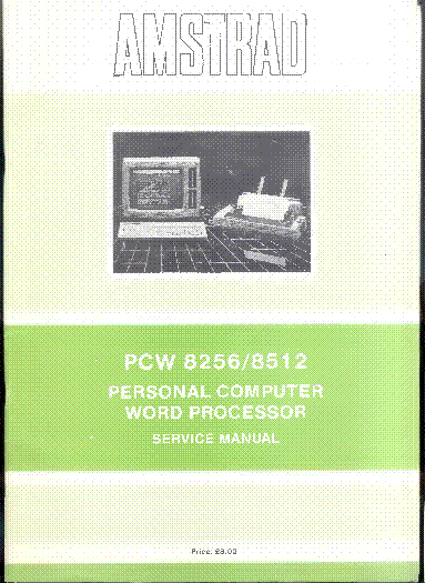 AMSTRAD PCW8000 SERIES SERVICE MANUAL 300DPI service manual
