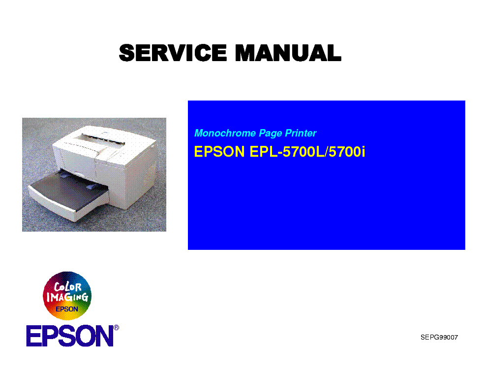 Epson manual service. Epson 5700. EPL 5700. Service manual Epson r200. Принтер на английском языке