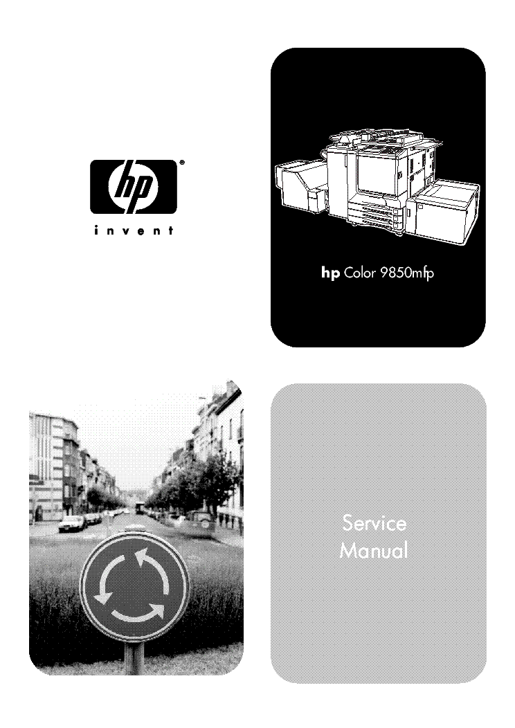 HEWLETT PACKARD COLOR LASERJET 9850 MFP SM Service Manual download