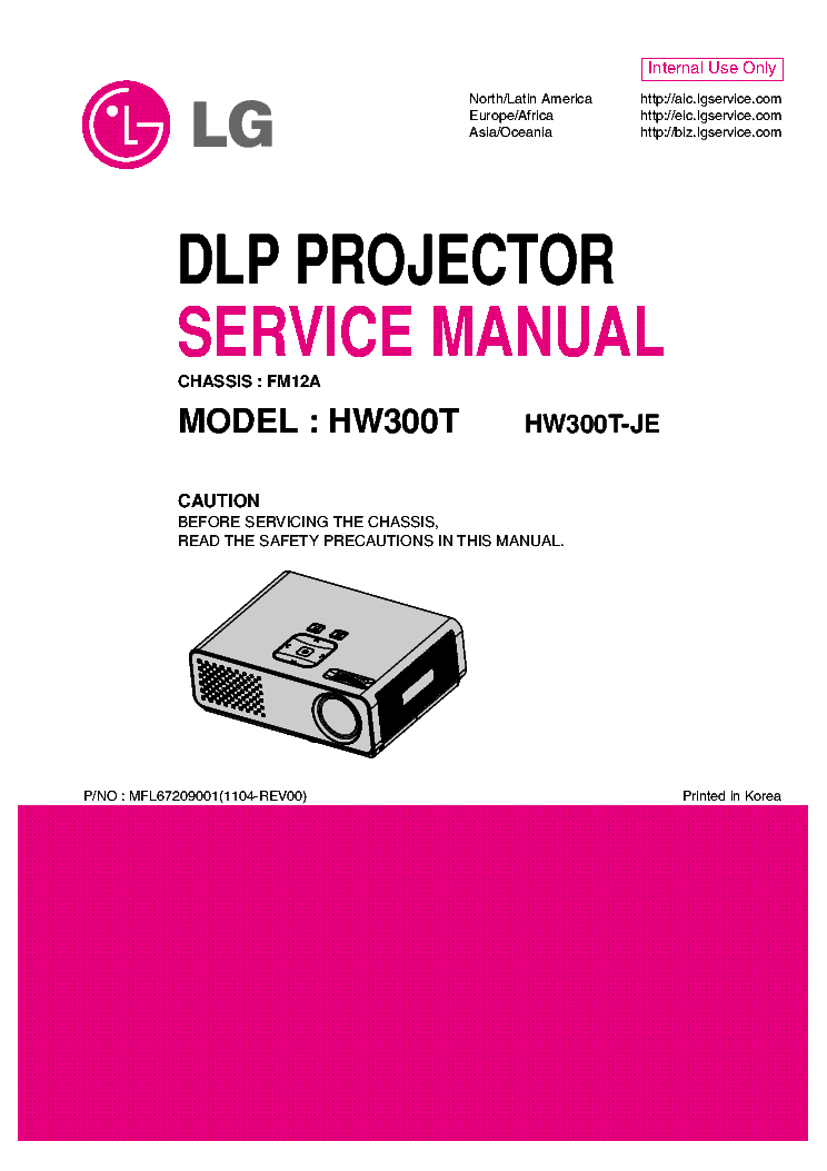 LG HW300T-JE CHASSIS FM12A REV00 SM service manual