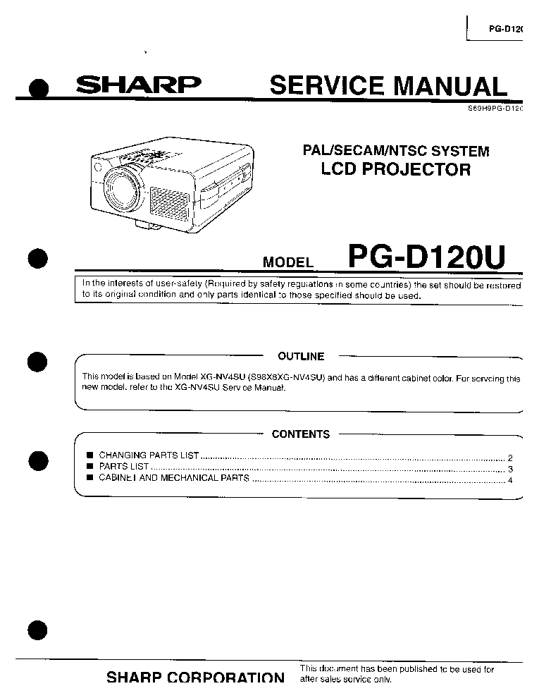 SHARP XE-A403 Service Manual download, schematics, eeprom, repair info ...