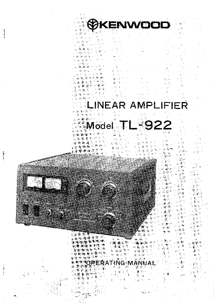 KENWOOD TL-922 SM 2 service manual (1st page)