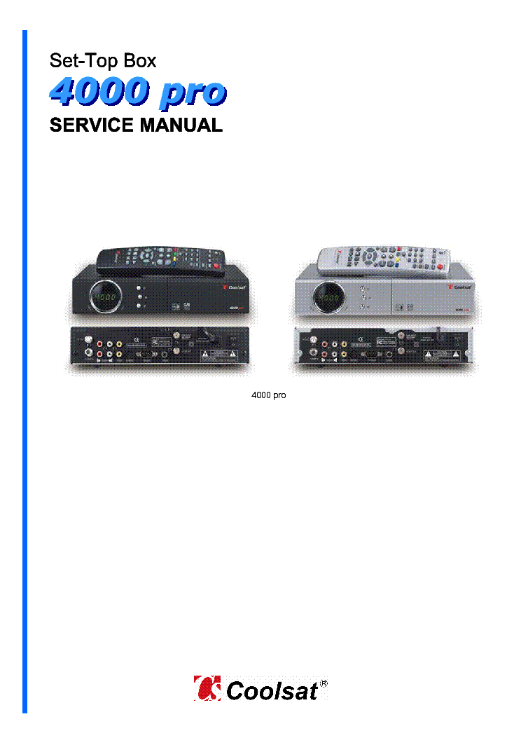 coolsat 4000 pro manual