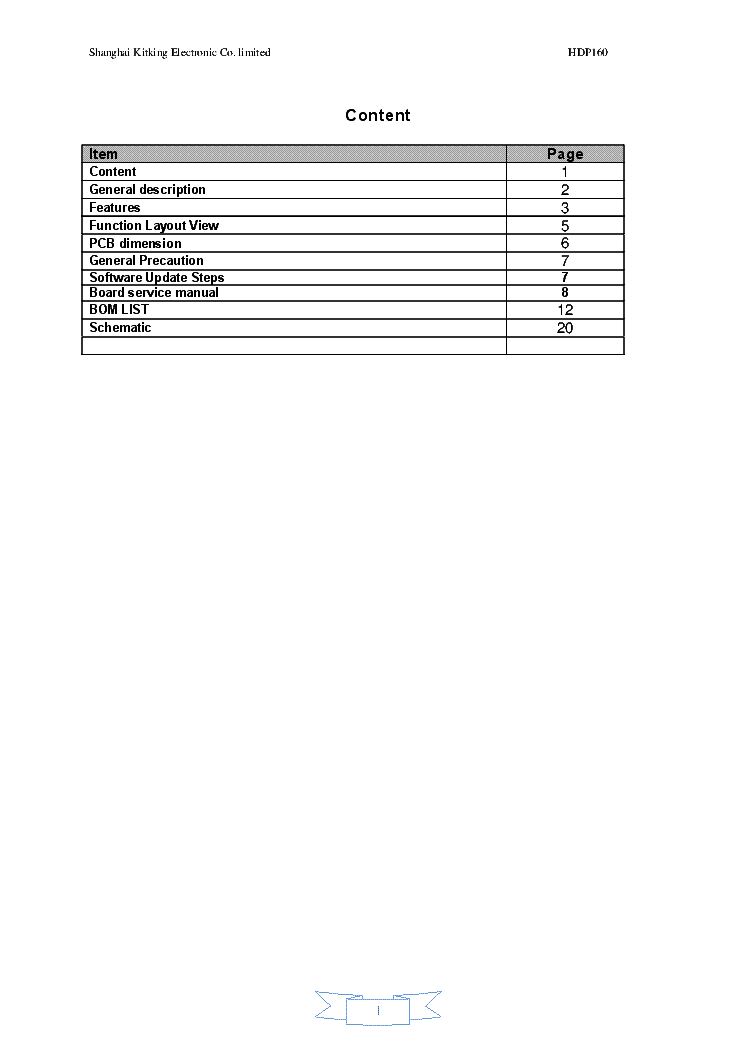 SOYEA HDP160 SET-TOP-BOX SHANGHAI KITKING LTD MSTAR SEMI INC MSD7831 SERVICE MANUAL service manual (2nd page)