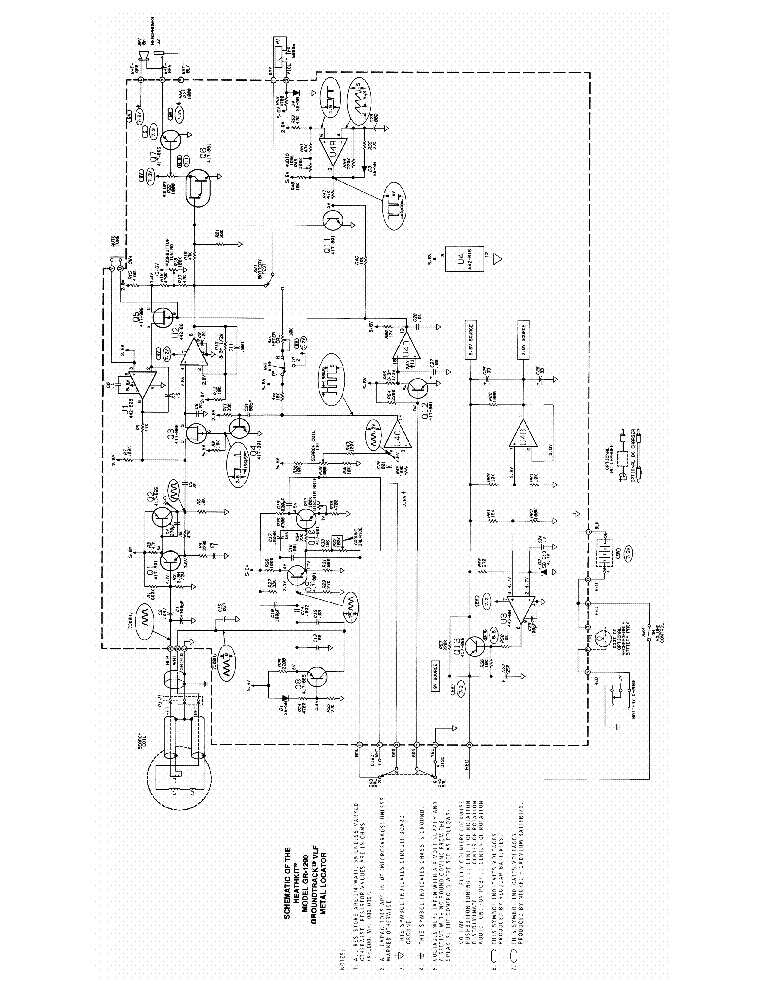 GROUNDTRACK GR1290 METAL SEARCHER Service Manual download, schematics ...