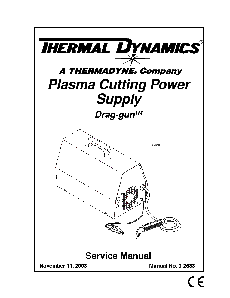 Details about   Thermadyne Thermal Dynamics Dynapak 4Xi Service Manual 