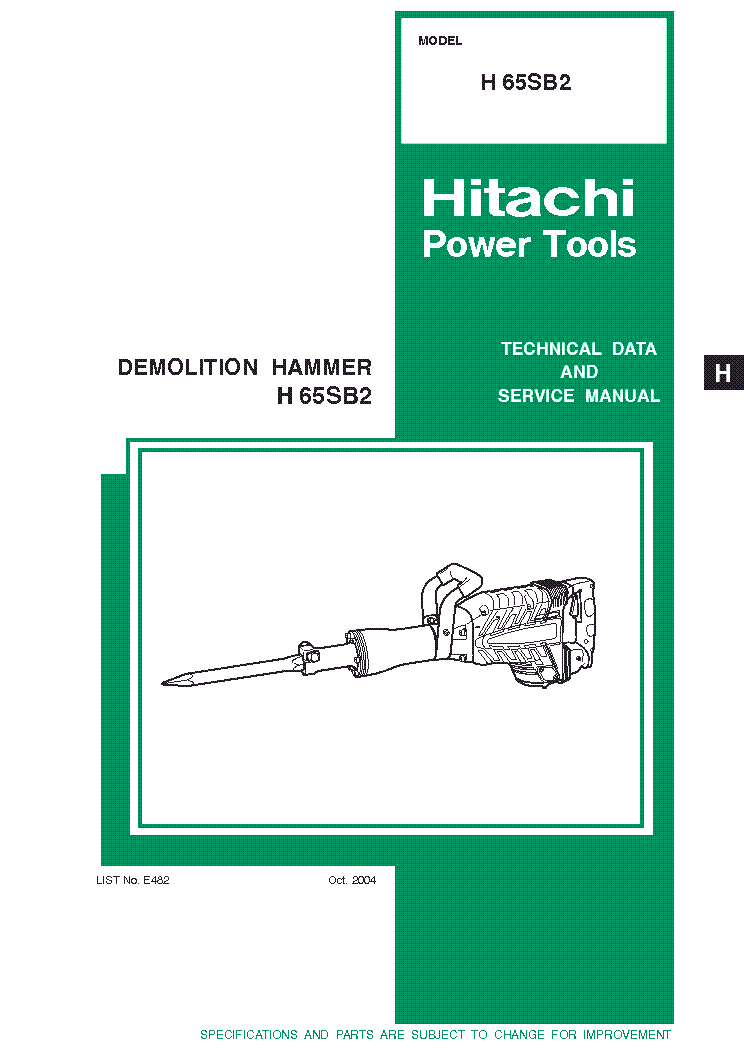 Pamflet graan Hoogte HITACHI H65SB2-UTVE-FURO Service Manual download, schematics, eeprom,  repair info for electronics experts