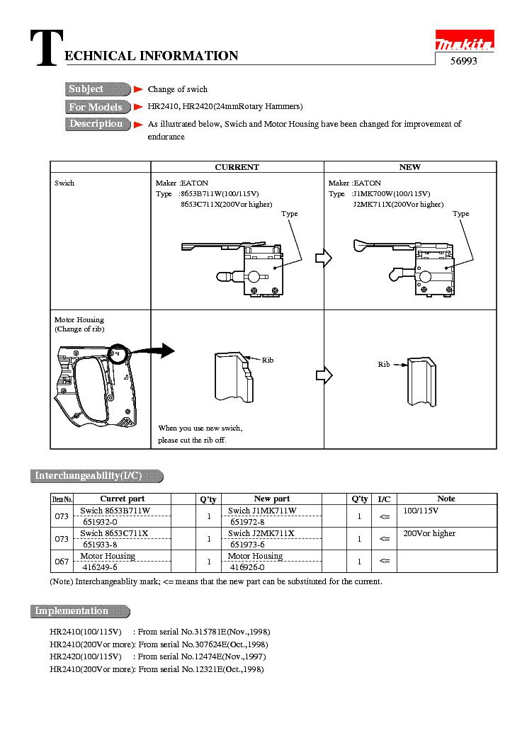 MAKITA 56993-WW-1 Service Manual download, schematics, eeprom, repair ...