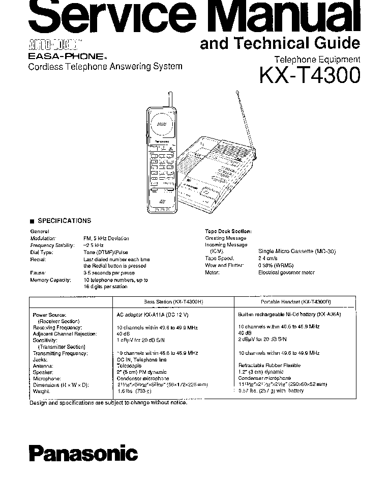 Инструкция К Телефону Panasonic Kx-Tcd150sp