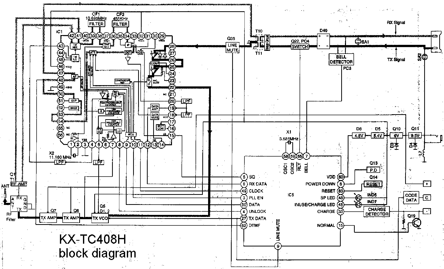 Схема kx t7665