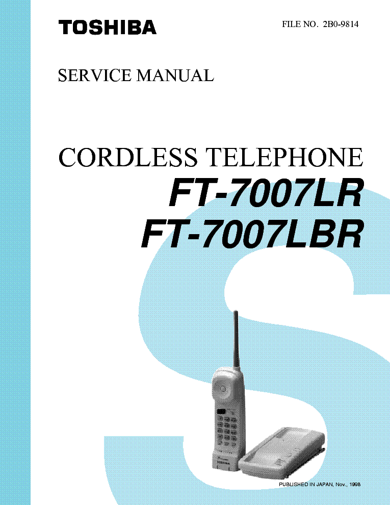 TOSHIBA FT-7007LR-LBR SM service manual