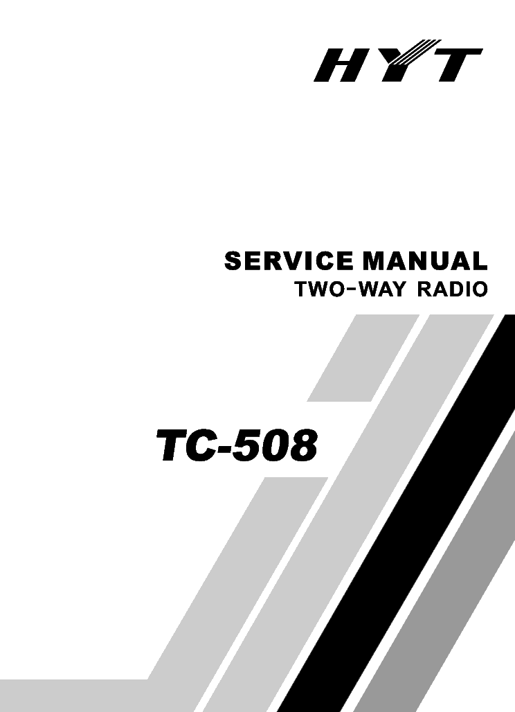 HYT TC-508 SM Service Manual download, schematics, eeprom, repair info