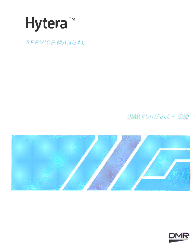 HYTERA D700 G D780 G service manual