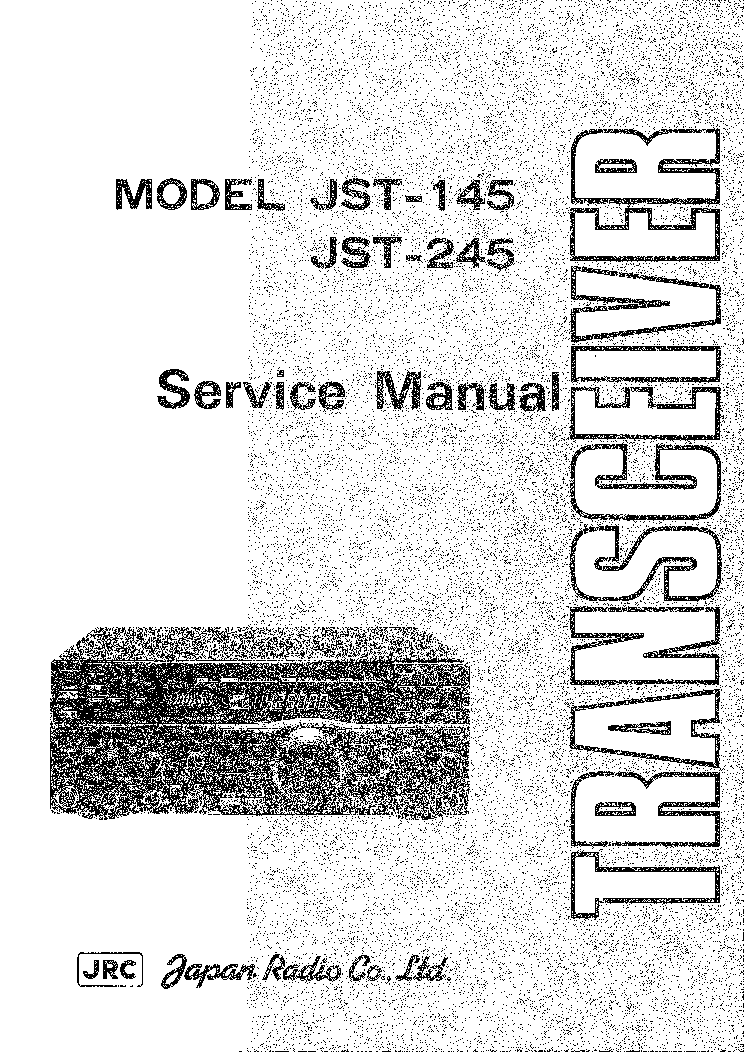 JRC JST-145 JST-245 SM service manual (1st page)