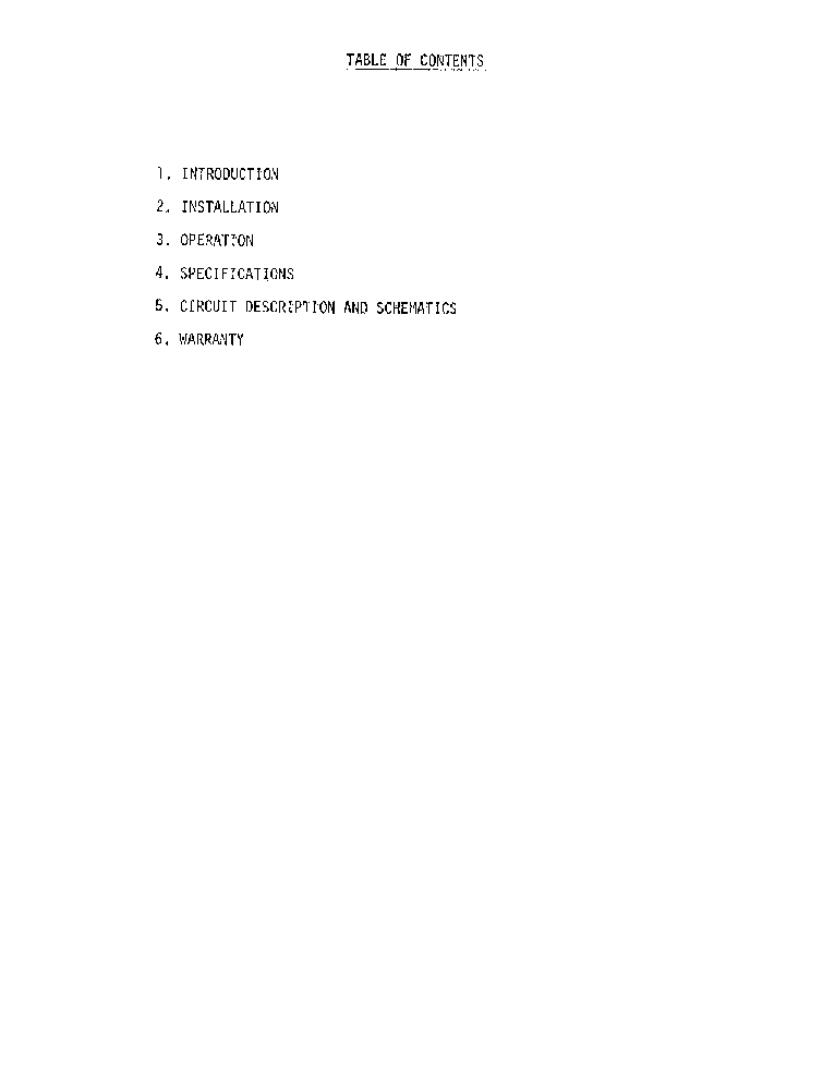 M AND M MSB-1 AUDIO FILTER service manual (2nd page)