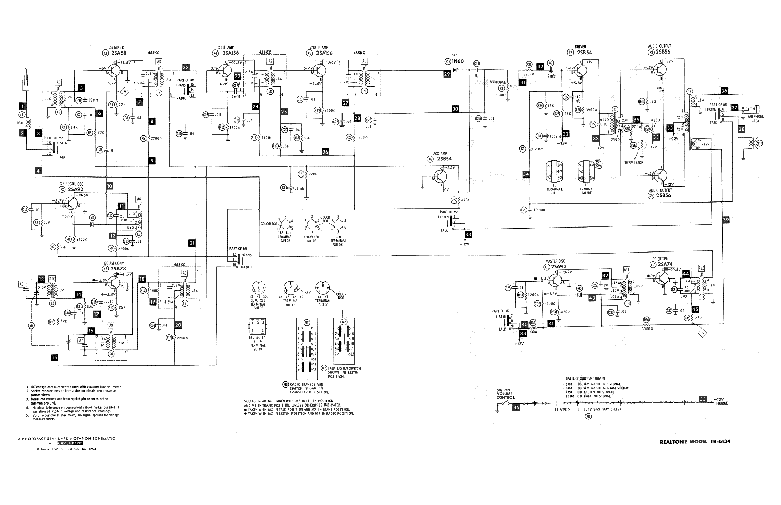 REALTONE TR6134 Service Manual download, schematics, eeprom, repair ...