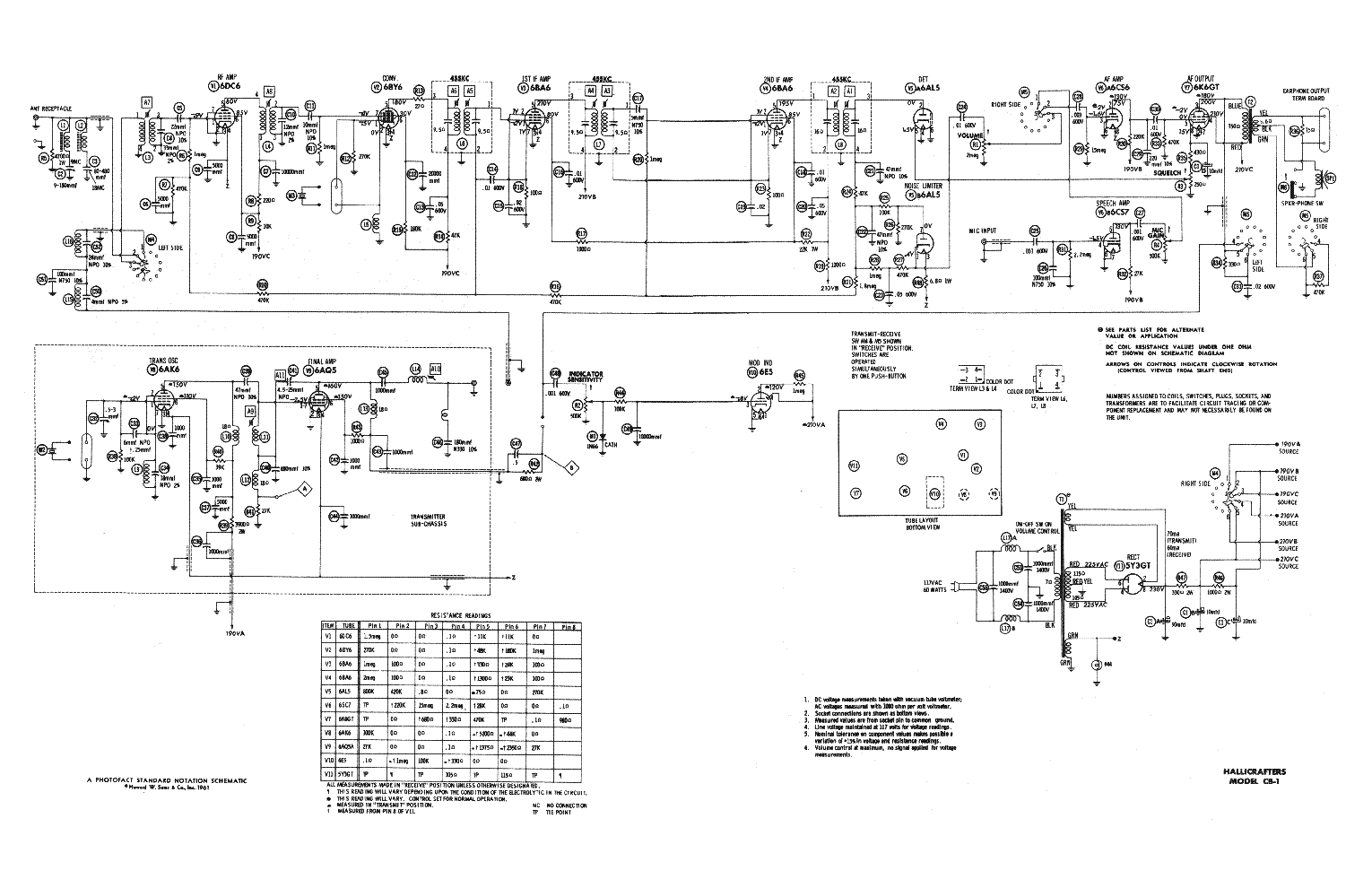 Cb radio schematic