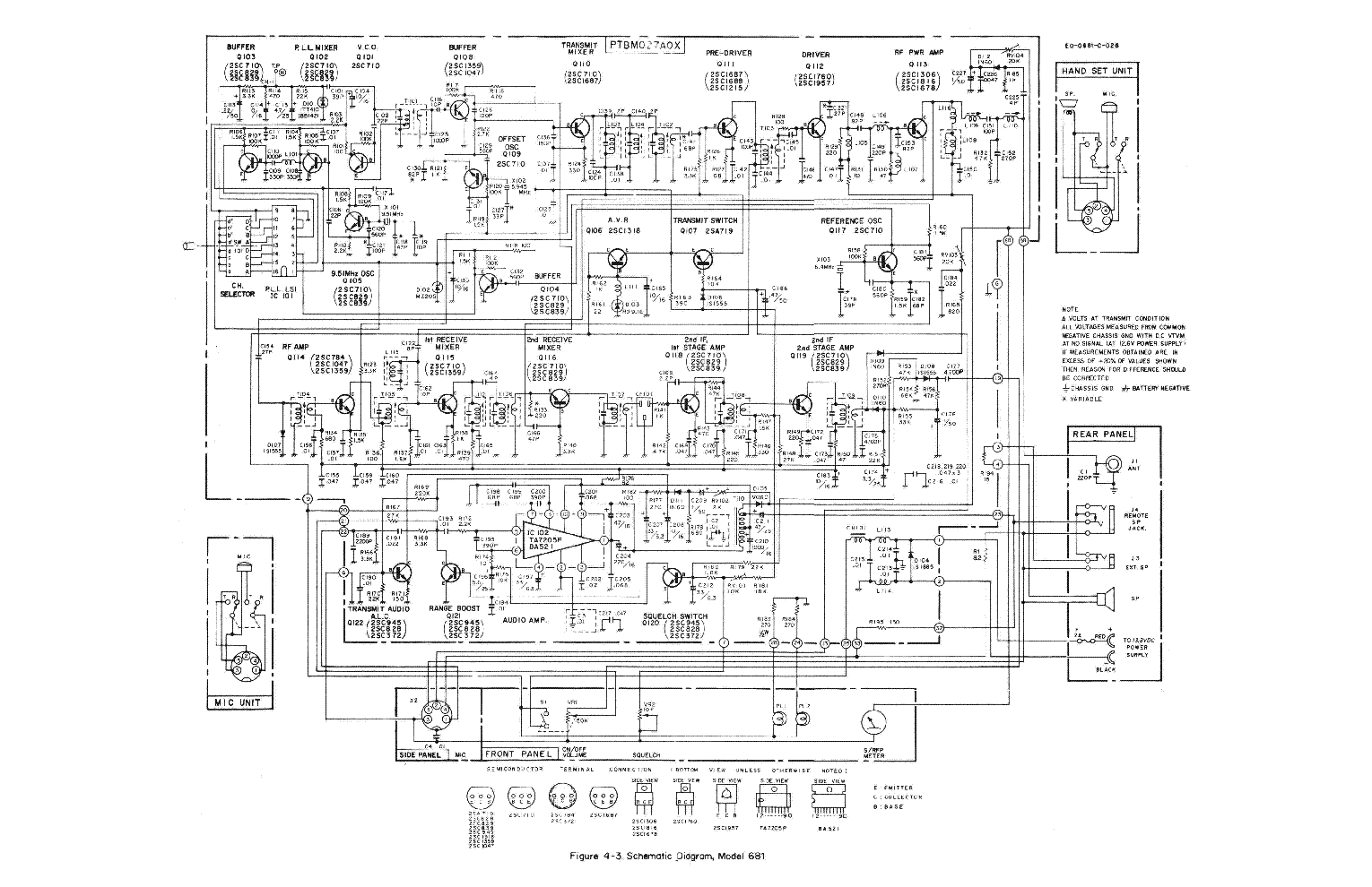 HY-GAIN 681 SCH service manual