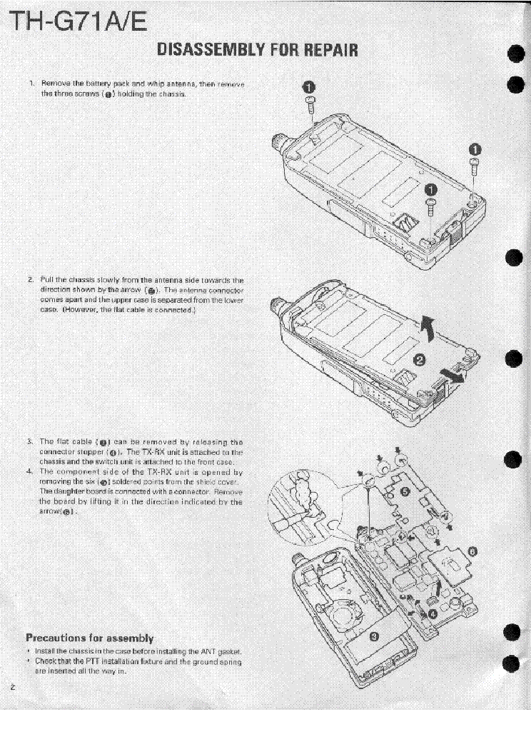 KENWOOD TH-G71 service manual (2nd page)