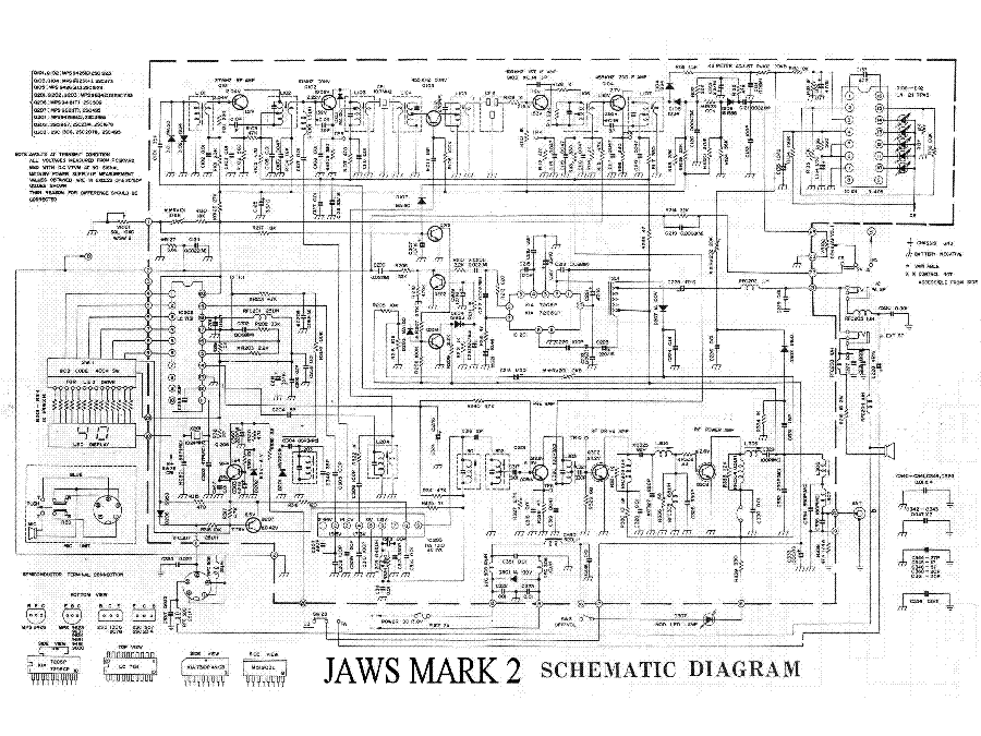 MAXON JAWSMARK-2 SCH Service Manual download, schematics ... maxon mcb 30 wiring diagram 