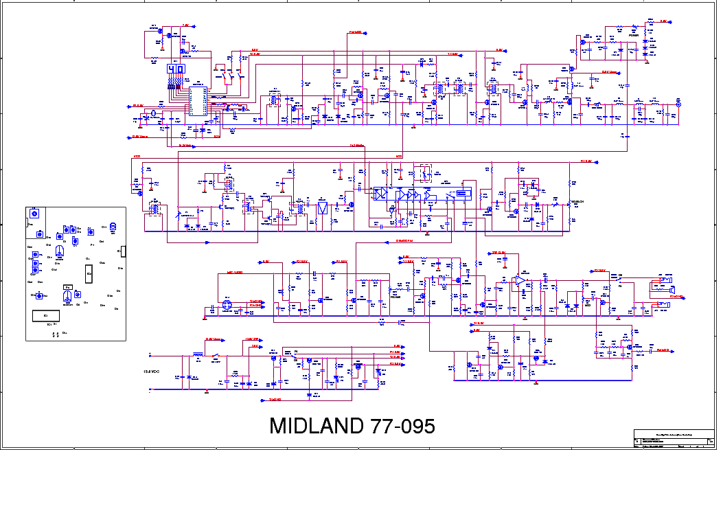 Схема радиостанции midland