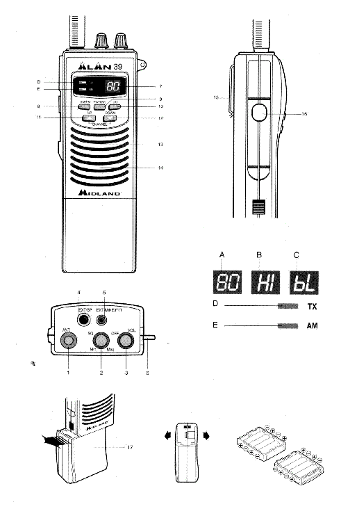 Midland m20 схема