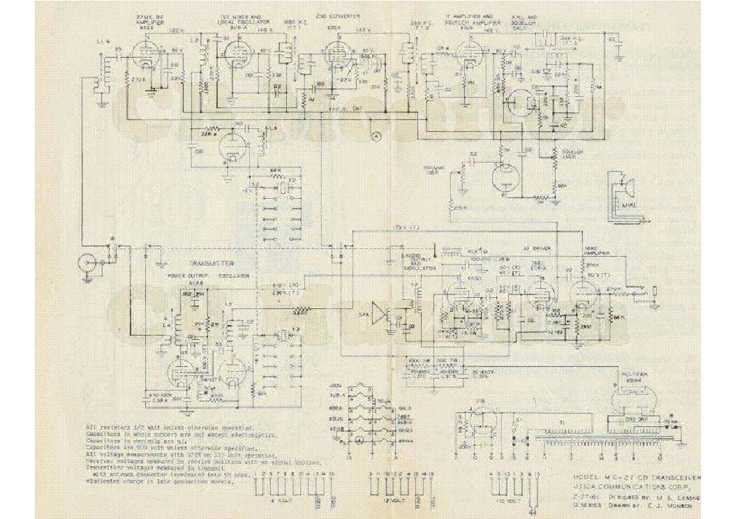 UTICA TC 2 SCH Service Manual download, schematics, eeprom, repair info ...