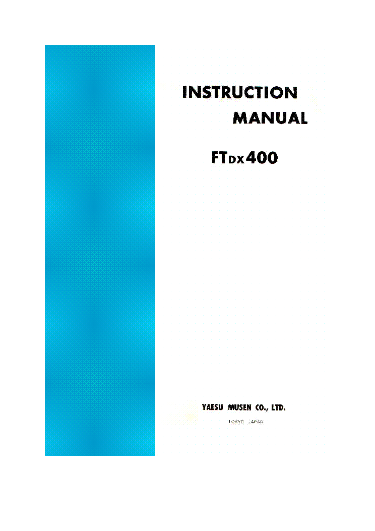 Yaesu Ftdx3000 Transceiver Supplement, PDF