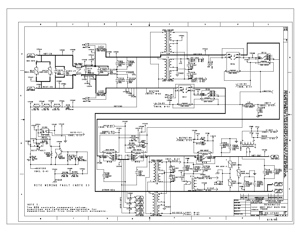 Apc be525 rs схема