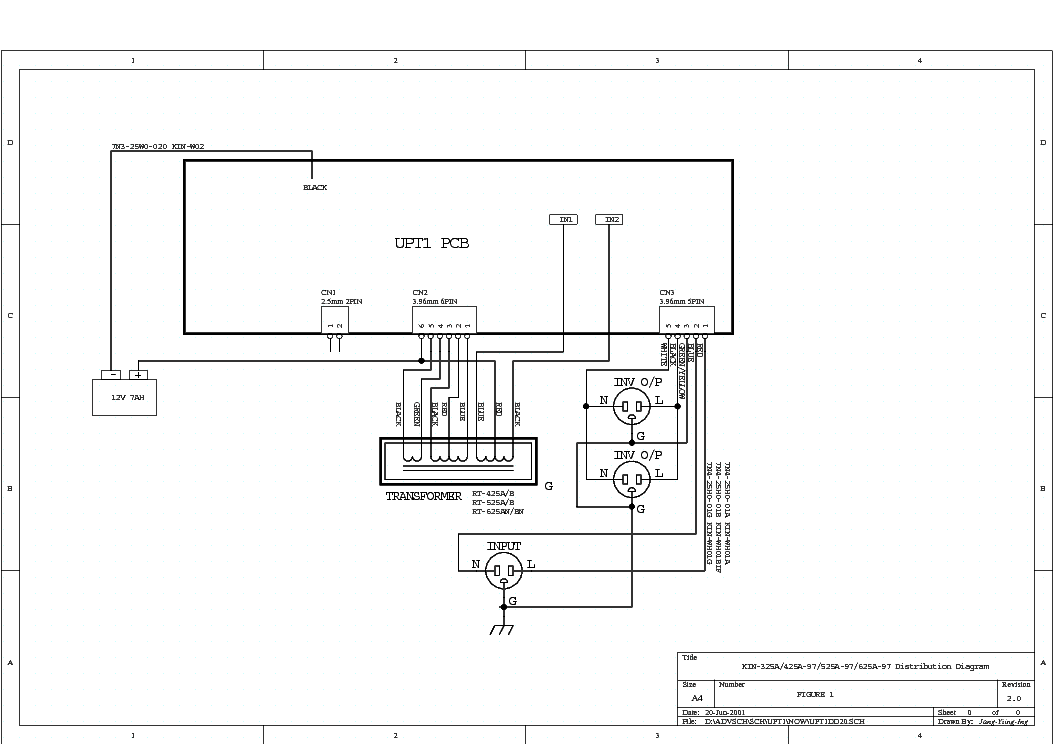 POWERCOM KIN-325A KIN-425A KIN-525A KIN-625A UPS SCH service manual (2nd page)