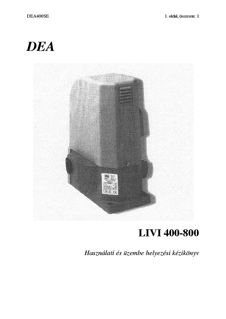 DEA LIVI 400-800 Service Manual download, schematics, eeprom, repair Sns-Brigh10