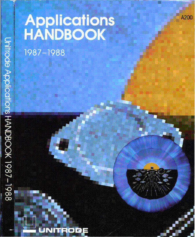 UNITRODE APPLICATIONS HANDBOOK 1987-1988 service manual (1st page)