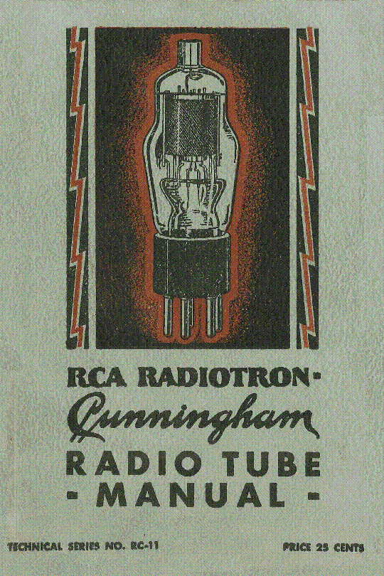 RCA RADIOTRON RADIO TUBE MANUAL RC11 1933 Service Manual download