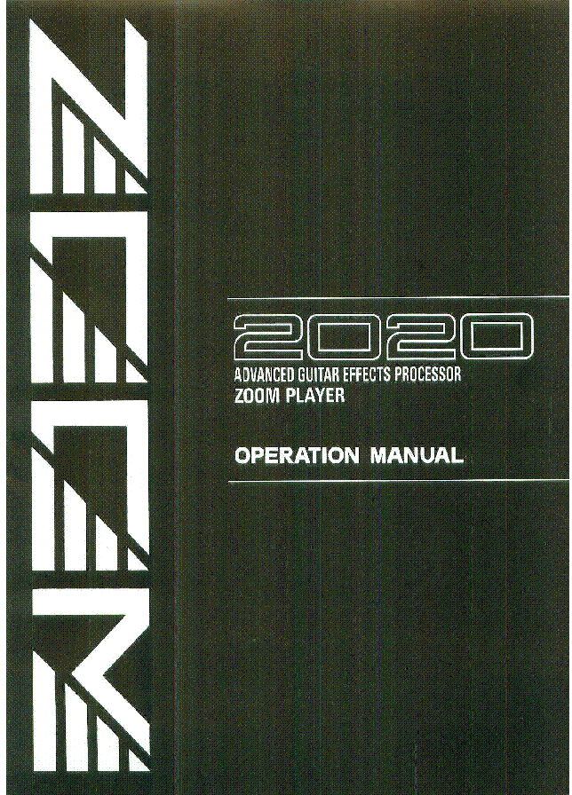 Zoom 2020 Zoom Player Usermanual Service Manual Download Schematics Zoom 2020 Zoom Player Usermanual Service Manual Download Schematics