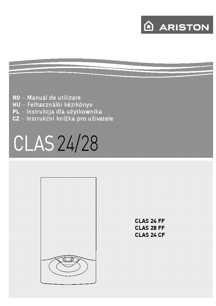 Ariston clas 24ff сервисная инструкция