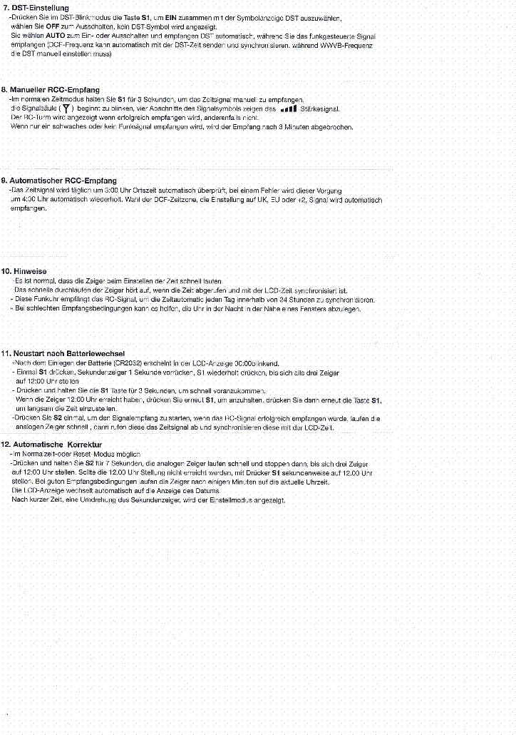 UMR RUHLA FUNKUHR 11-101 11-102 11-103 DE USER MANUAL service manual (2nd page)