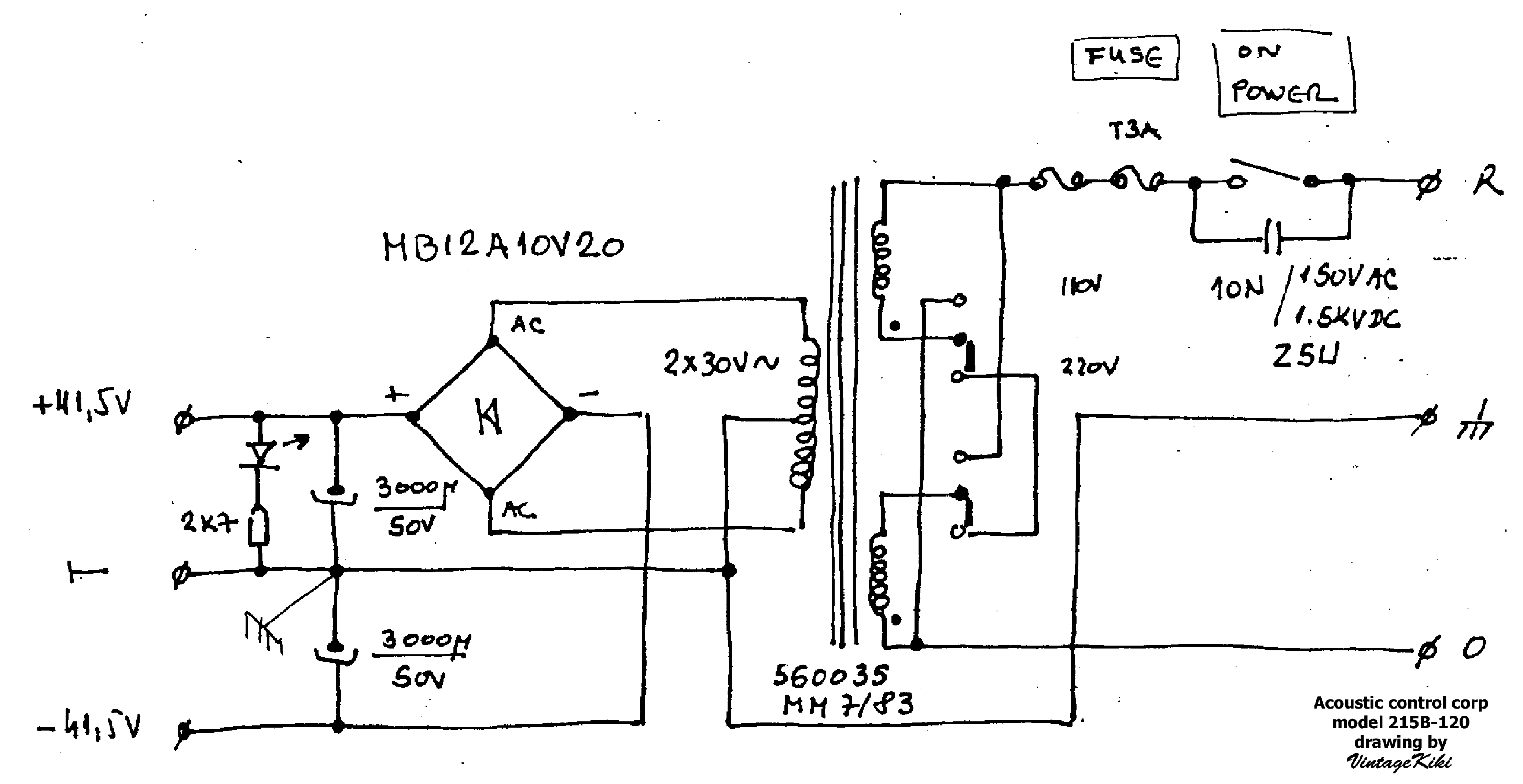 ACOUSTIC 215B 120 SCH Service Manual download, schematics, eeprom ...