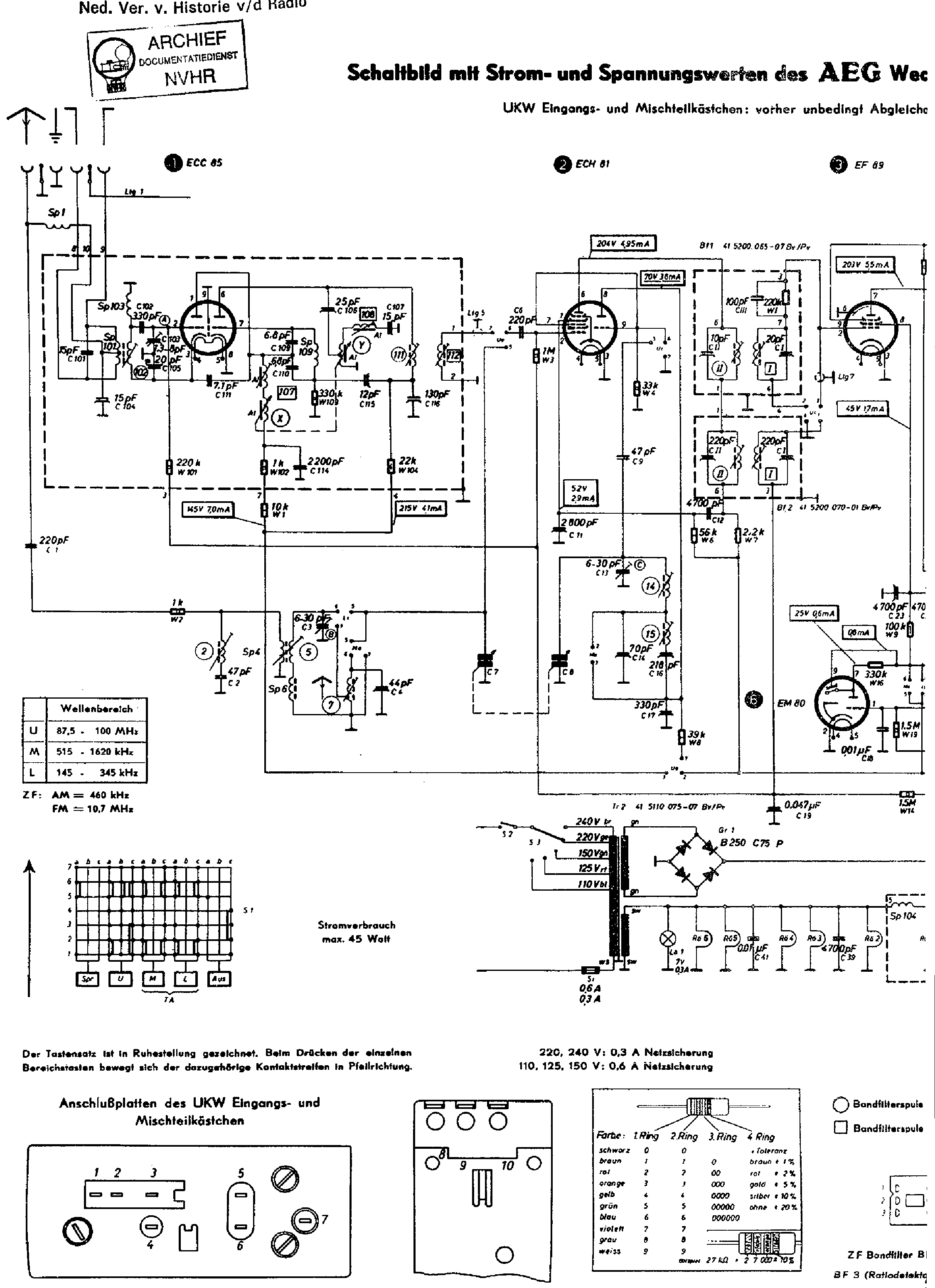AEG BIMBY59 AC RECEIVER SCH service manual