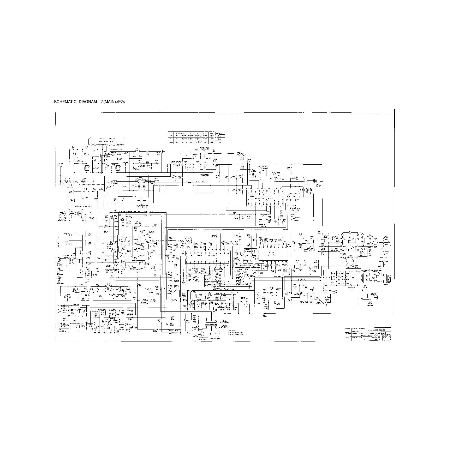 Aiwa 999 mk2 схема