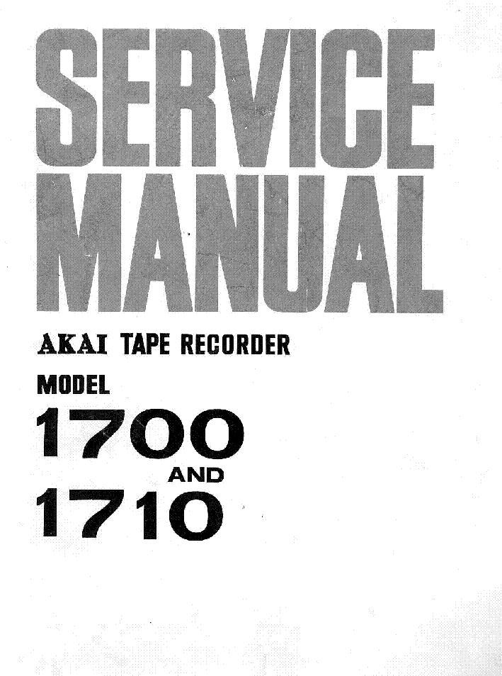 AKAI PJ-W55 Fs/Fu/Manual De Reparación De Servicio Original esquemático Fl 