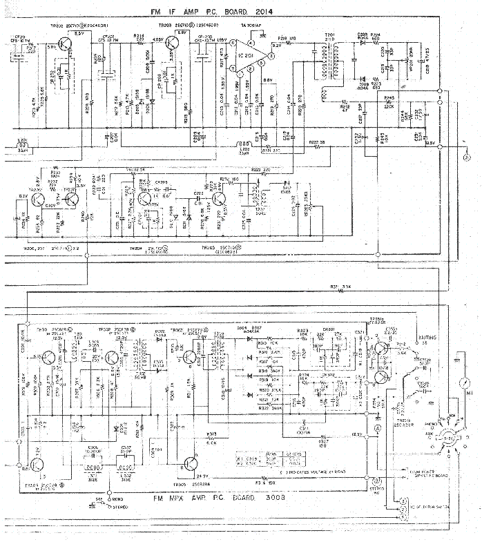 AKAI 8030 SCH service manual (2nd page)