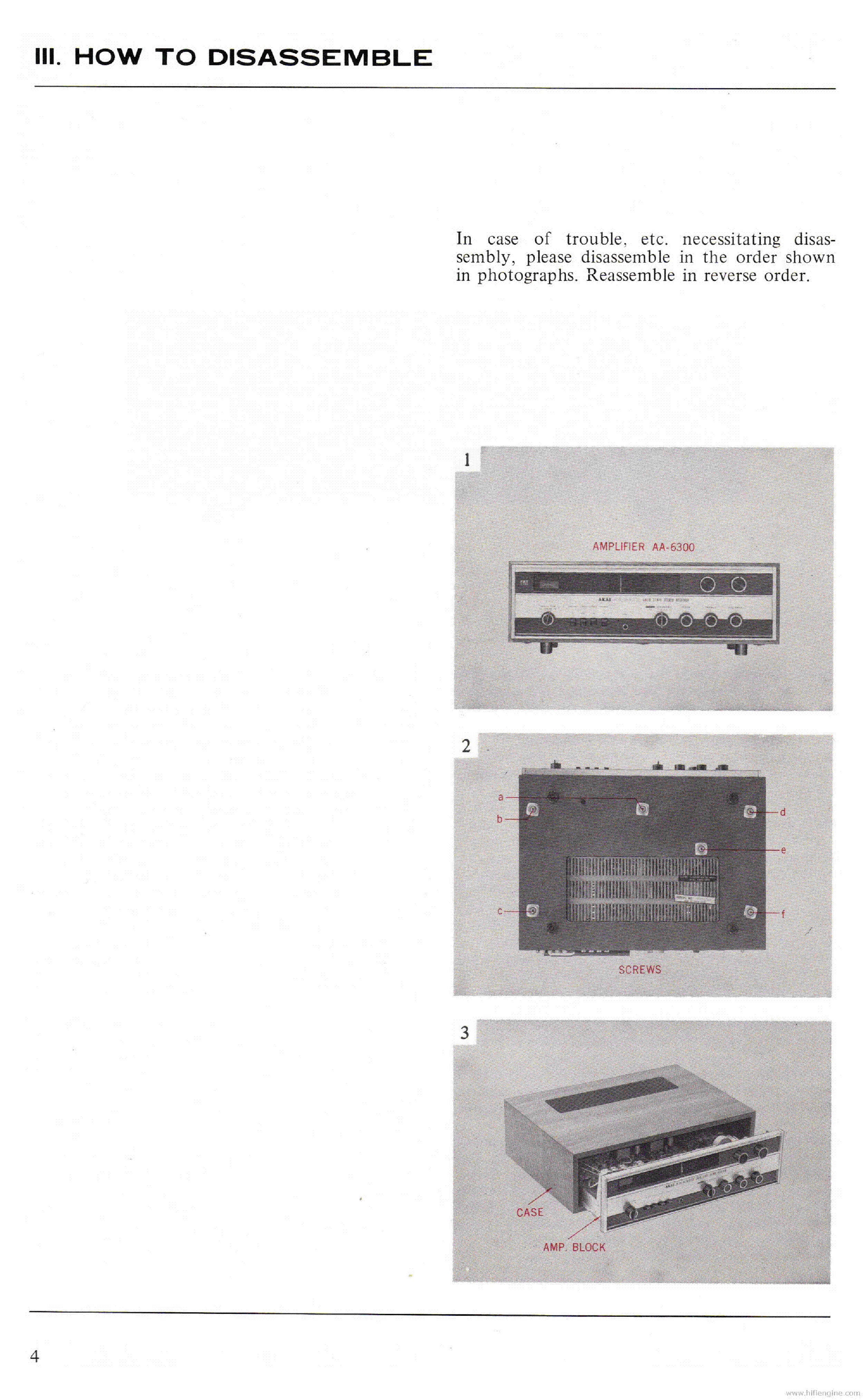 AKAI AA-6300 service manual (1st page)