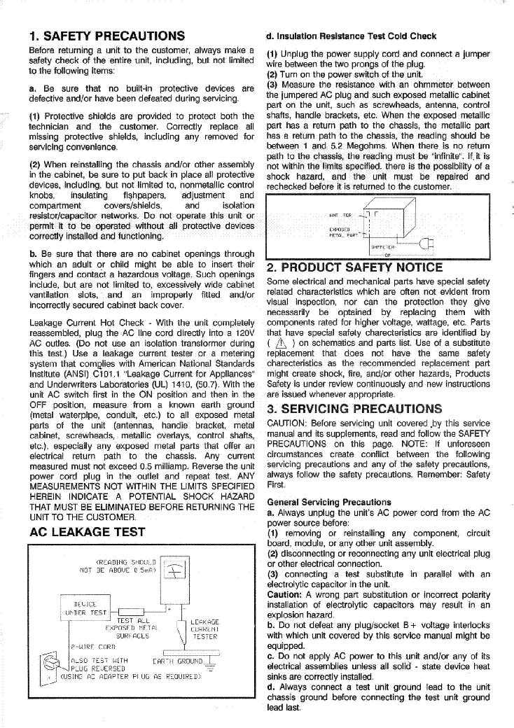 AKAI AC-M55 SM service manual (2nd page)