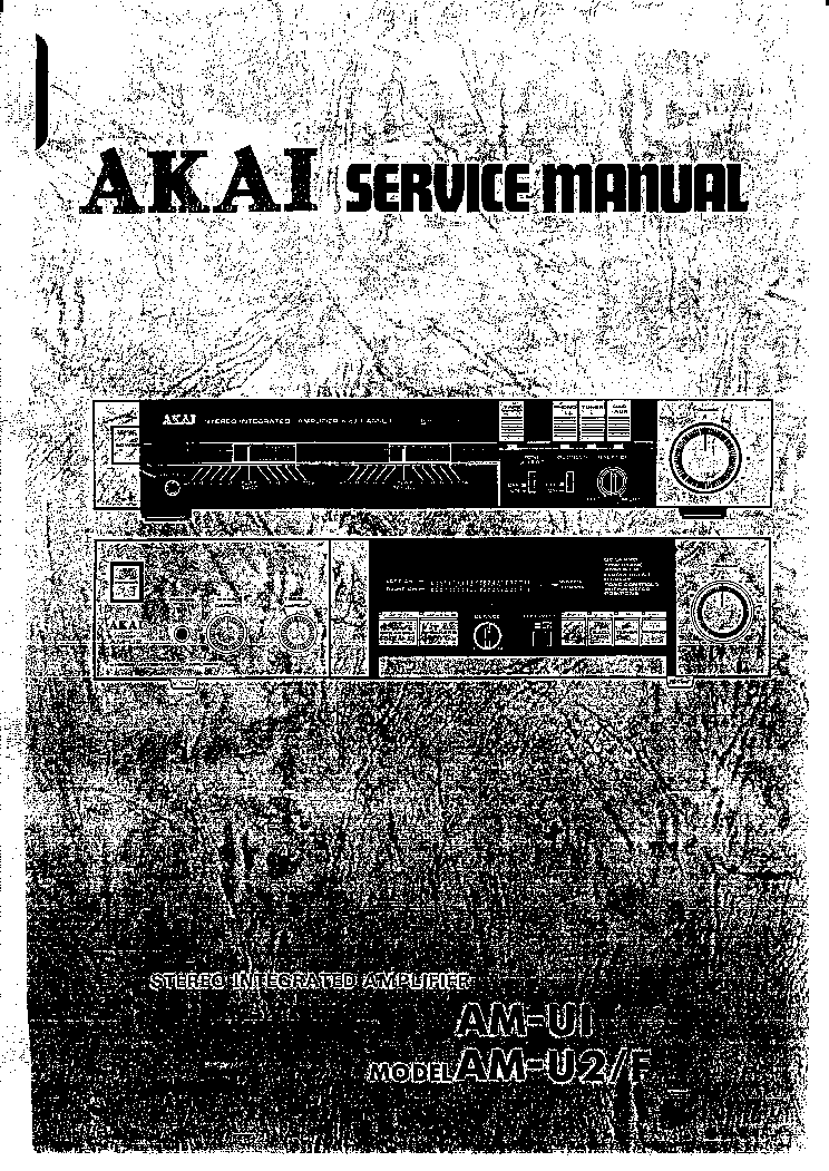 AKAI AM-U1 AM-U2-F SM service manual (1st page)