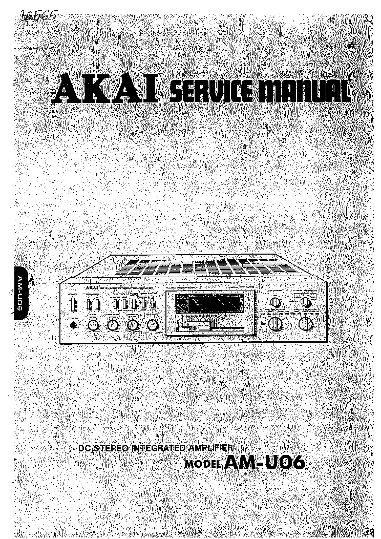 AKAI AM U06 service manual (1st page)