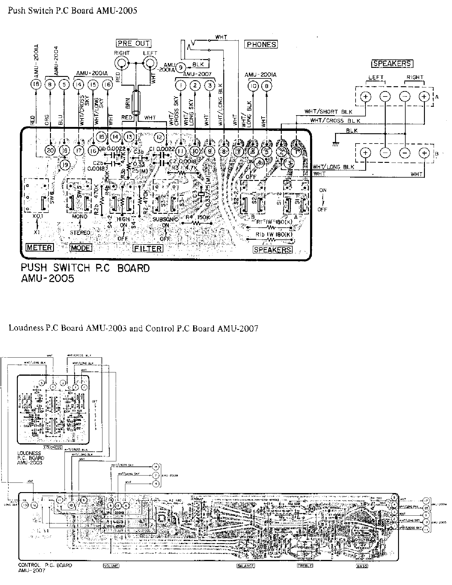 Original Service Manual esquema eléctrico Akai at-k02 am-u02 
