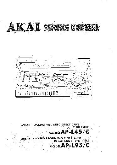 AKAI AP-L45 AP-L95 SM service manual (1st page)