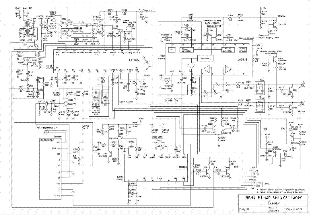 ORIGINALI service manual AKAI QUARTZ sintetizzatore sintonizzatore at-27 L at-37 