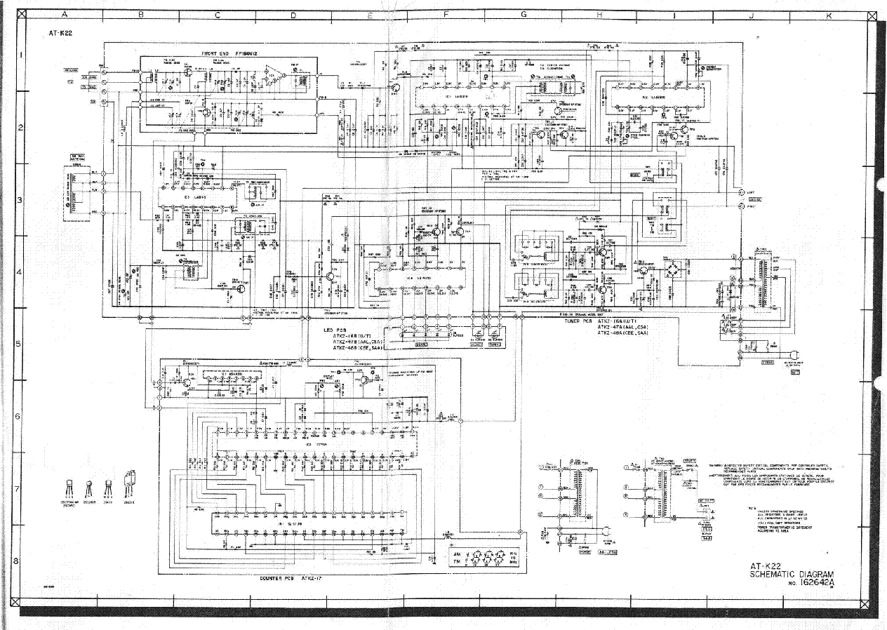 AKAI AT-K22 SCH service manual (1st page)