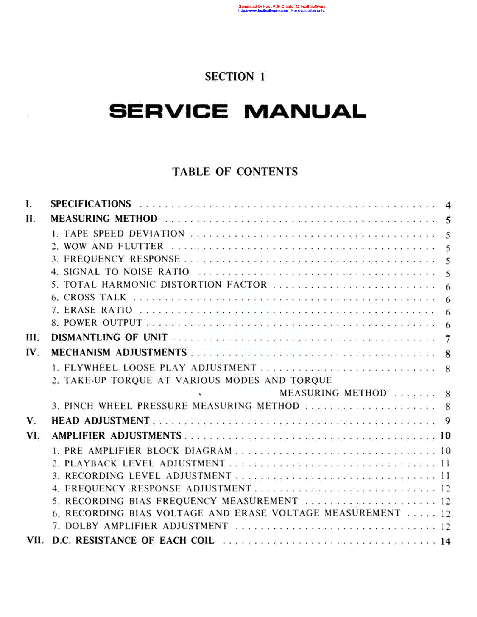 AKAI CS-33D SM service manual (2nd page)